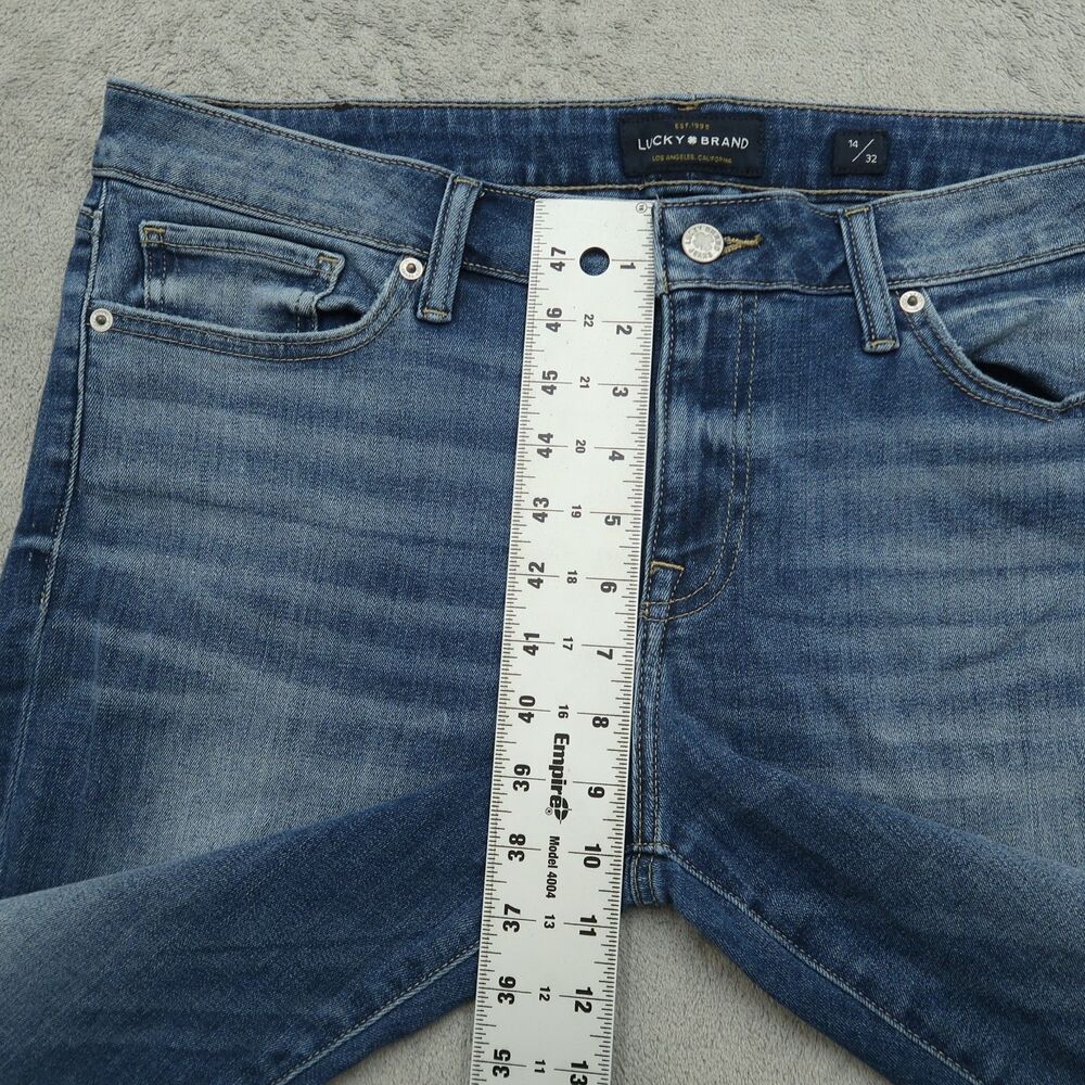 Lucky Brand Jeans Women's Size 14 Mid-Rise Lolita Crop Denim Pants 25" Inseam - Picture 8 of 16